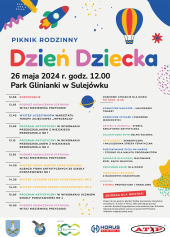 Piknik Rodzinny - Dzień Dziecka 26 maja 2024 r.