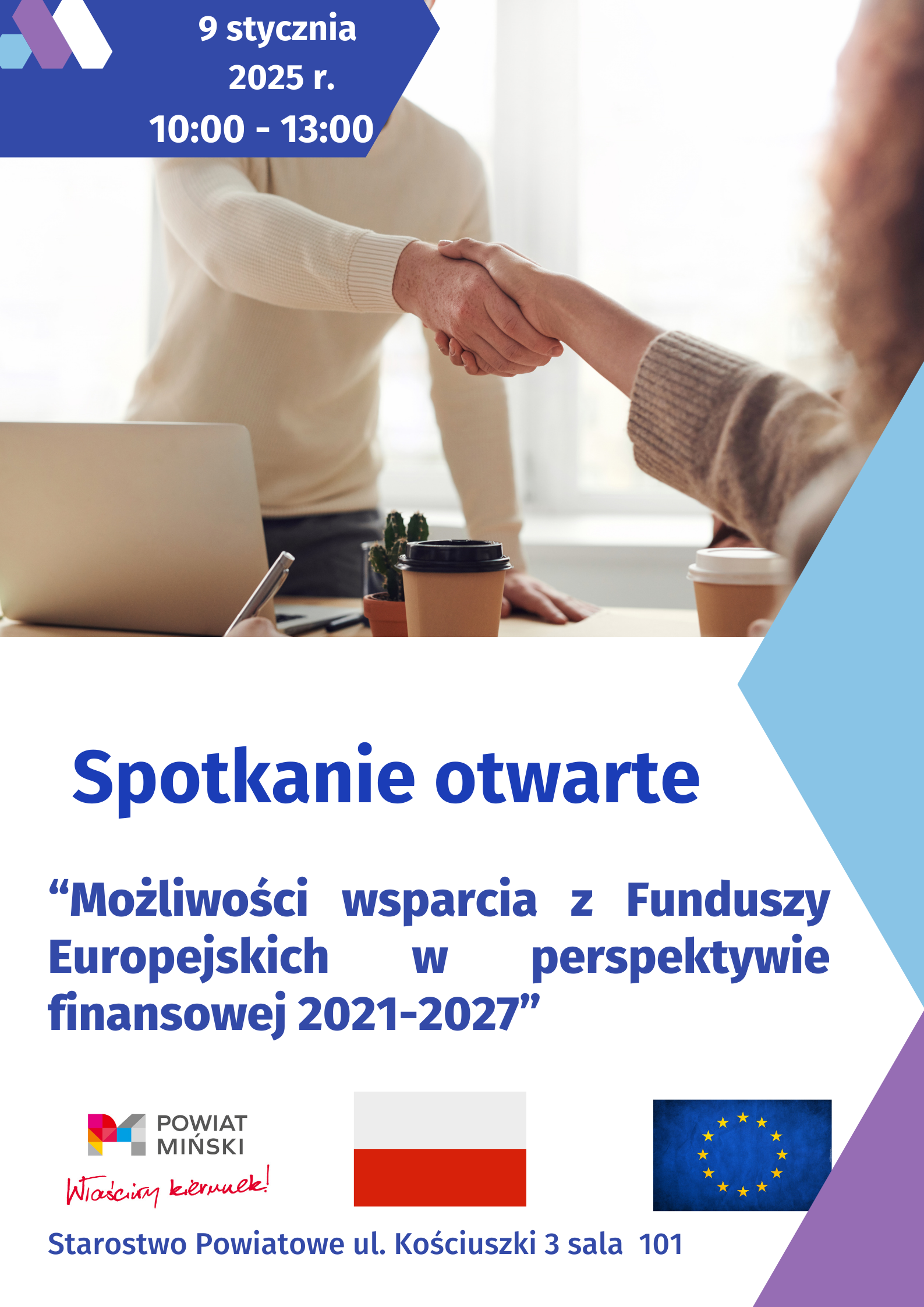 Otwarte spotkanie informacyjne z Funduszy Europejskich